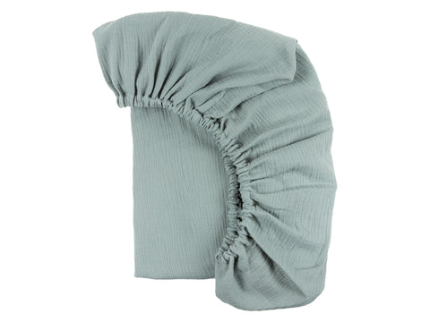 Spannbettlaken Musselin mint