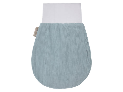 Strampelsack Frühling Sommer Musselin mint
