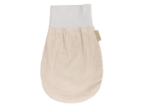 Strampelsack Herbst Winter Cord Breitcord Beige Taupe