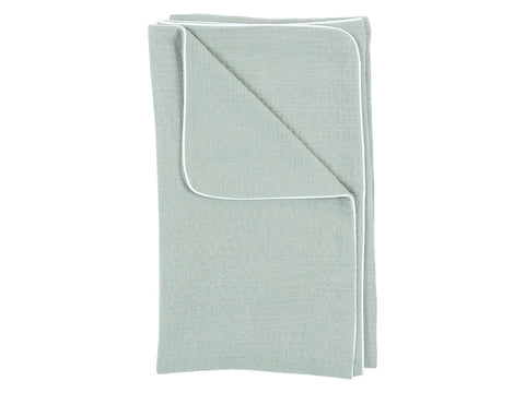 Babydecke Musselin – Mint, Detailansicht