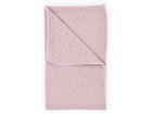 Babydecke Musselin Goldene Punkte Rosa – Detail