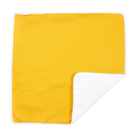 Wickelunterlage Waffelpiqué in Mustard, 60 x 60 cm