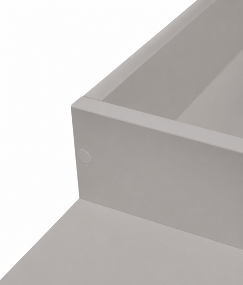 Wickelaufsatz grau passend für GULLABERG Kommode 168 cm mit seitlichen Abdeckblenden (Kopie)