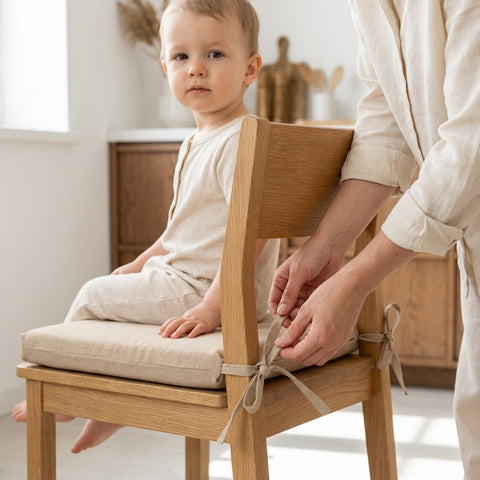Sitzkissen für Stühle aus Leinen