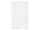 Babydecke Musselin Gelbe Zitronen Detail