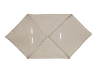 Babydecke für Babyschale Sommer aus Musselin – beige, Produktansicht