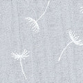 Musselin grau Pusteblumen