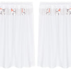 Mit den Hochbettvorhängen von KraftKids bringen Sie verspielten Charme in jedes Kinderzimmer: zwei weiße Paneele mit kleinen grauen Tupfen und niedlichen grau-orangen Rehkitzen an der Oberseite - perfekt für einen fröhlichen, gemütlichen Raum.